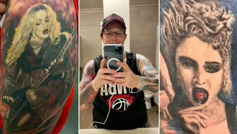 Фанатка известной певицы сделала татуировки с ее лицом и установила рекорд