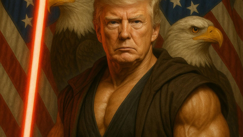 Белый дом опубликовал изображение Трампа ко дню "Звездных войн"